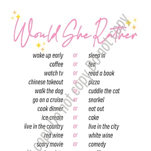 Bachelorette Game Printable Template Bachelorette Bridal Shower Game Digital Download