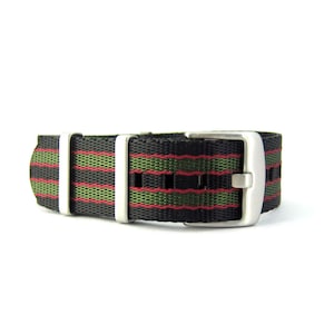 Seat Belt Pass-Through Watch Strap | James Bond | Premium Quality | 20mm 22mm