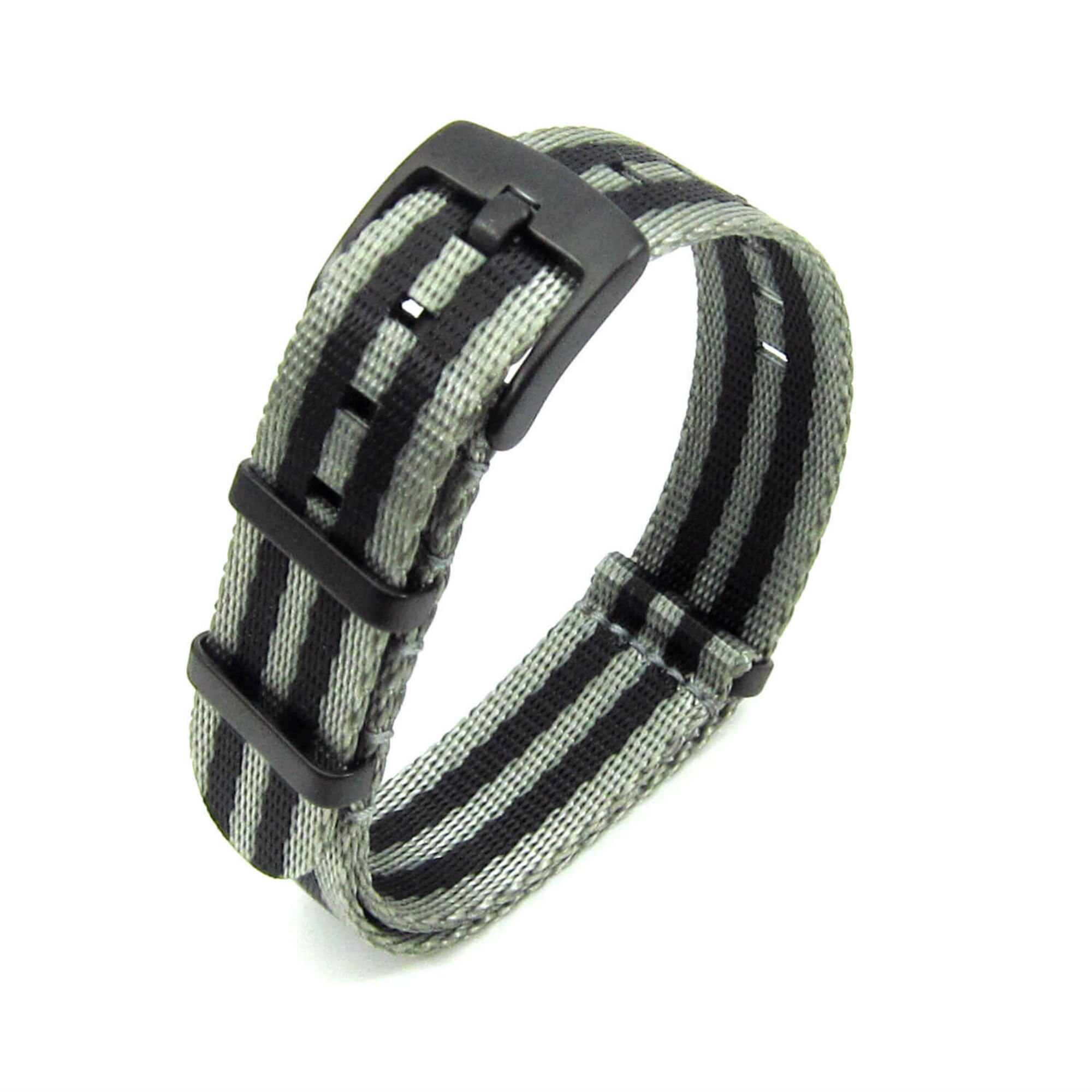 Seat Belt Passthrough Watch Strap Grey and Black Premium Etsy