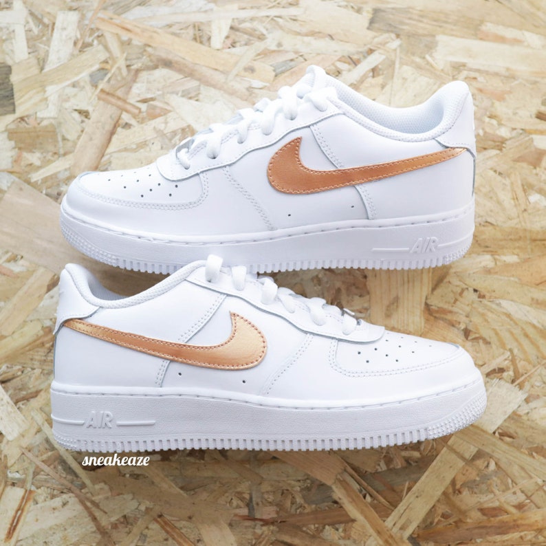 custom gold air force 1