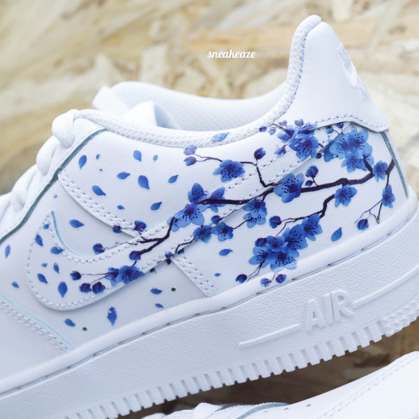 personalisierte Turnschuhe Air Force 1 Custom Sakura Cherry Blossom Unisex Kirschblüte