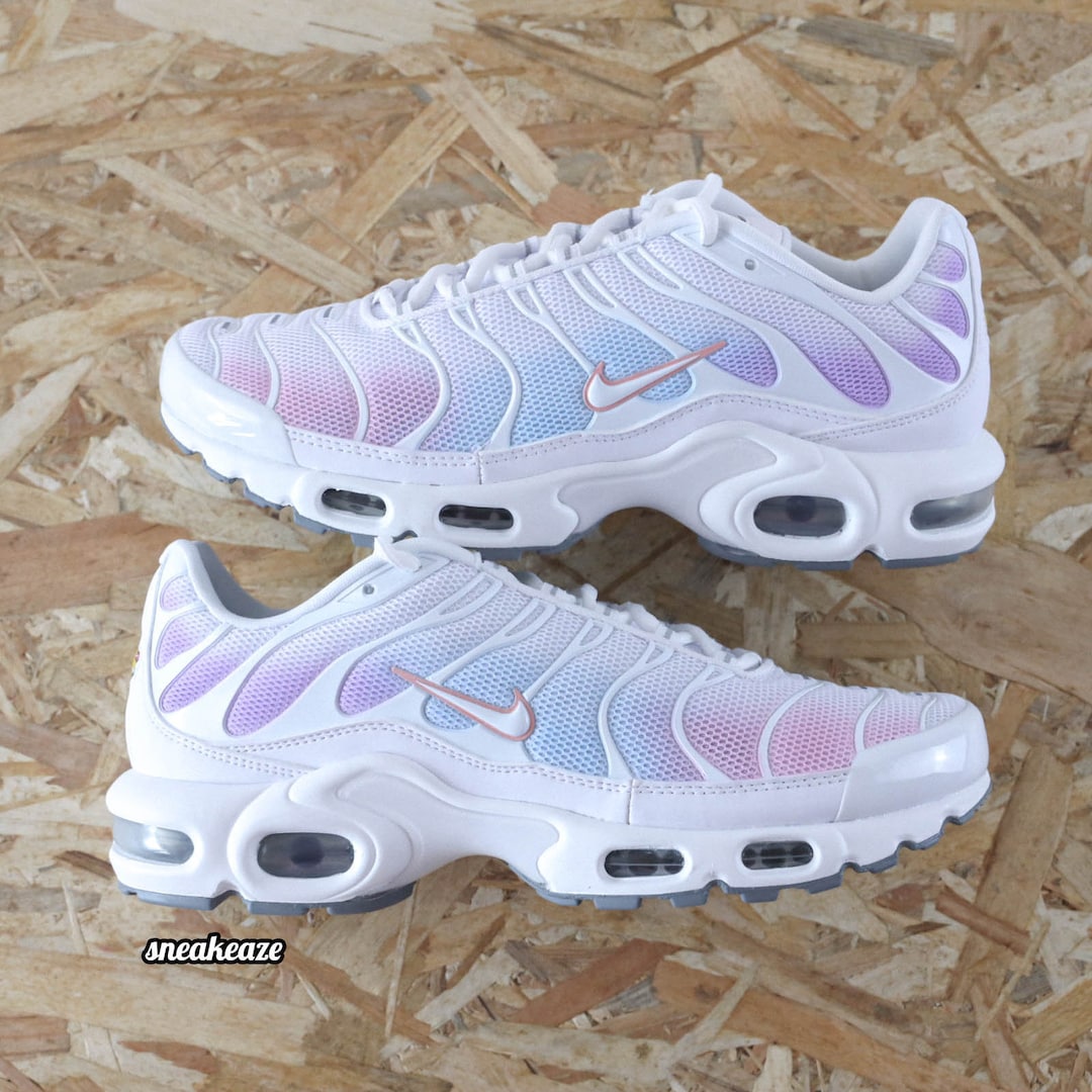 Custom Air Max Plus TN Custom Pastel Unicorn Gradient Unisex Sneakers ...