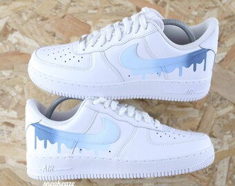 Baskets Air Force 1 customs frosted drip unisexe