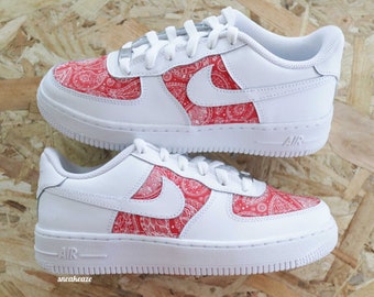 red bandana air force 1