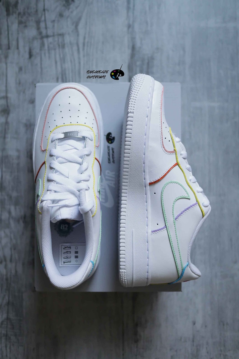 Nike Air Force 1 Outline | Etsy