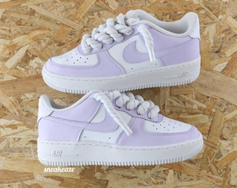 Baskets Air Force 1 custom rope laces unisexe