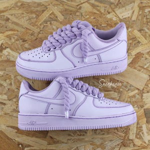 Purple rope laces air force 1 - Etsy 日本