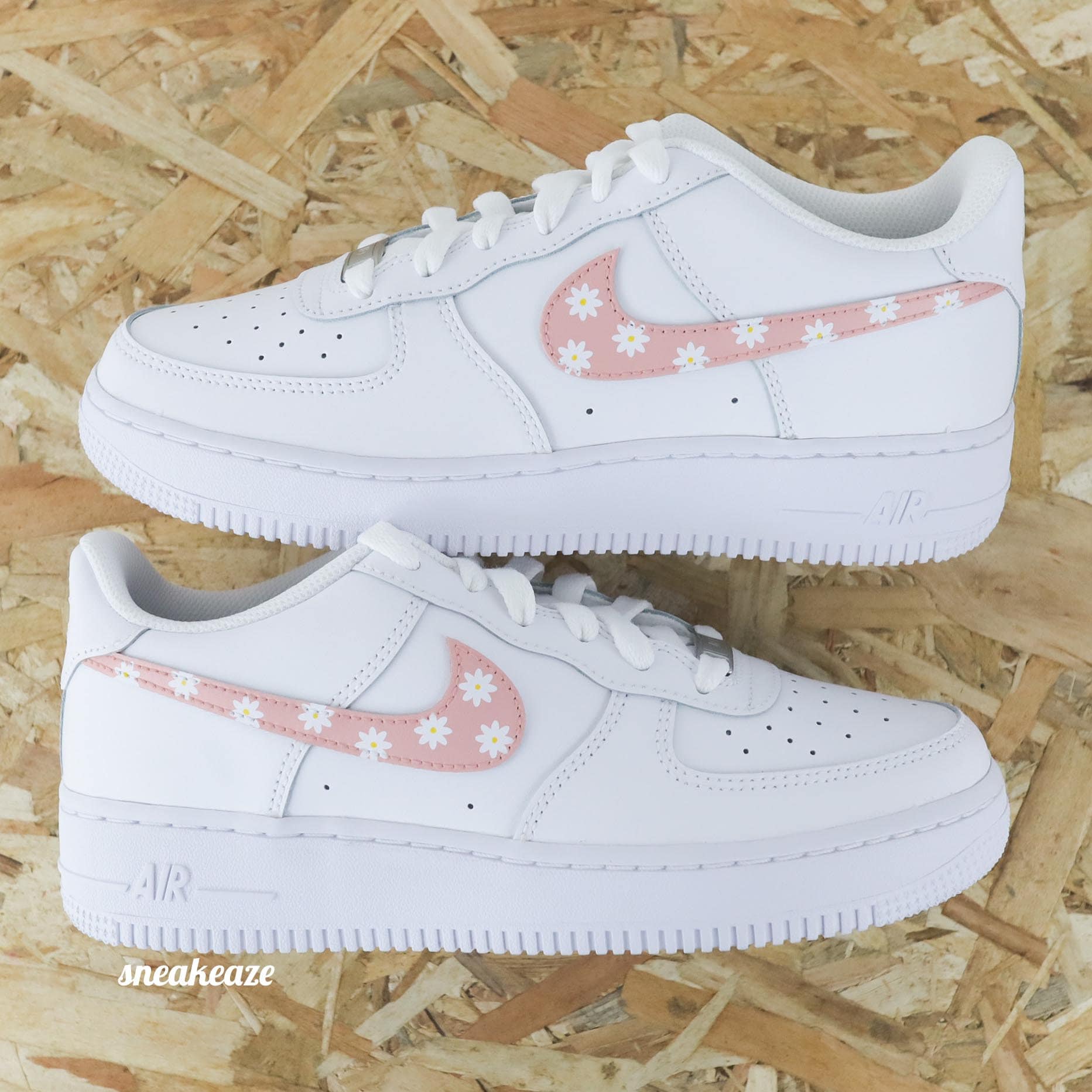 AF1 Custom Air Force 1 Flower Daisy Daisy Sneakers Color of Your Choice Unisex Etsy