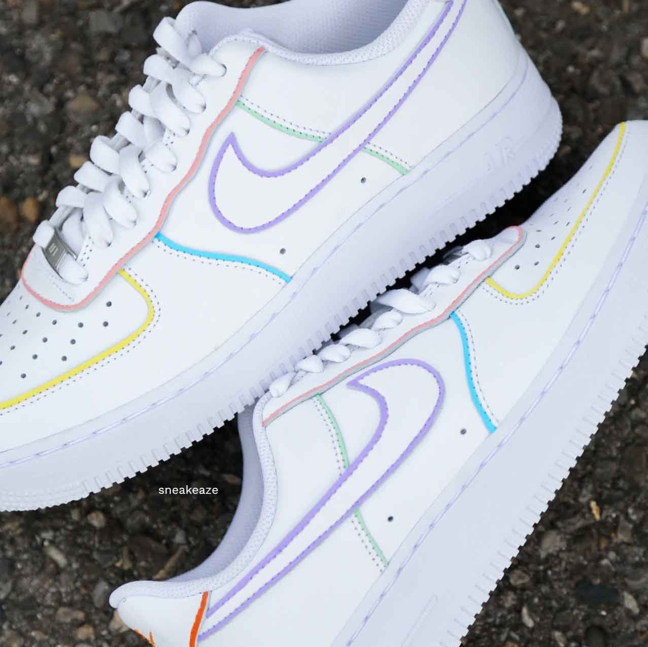 nike air force one outline