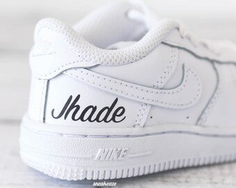 Baskets personnalisées Air Force 1 custom prénom pour bébé