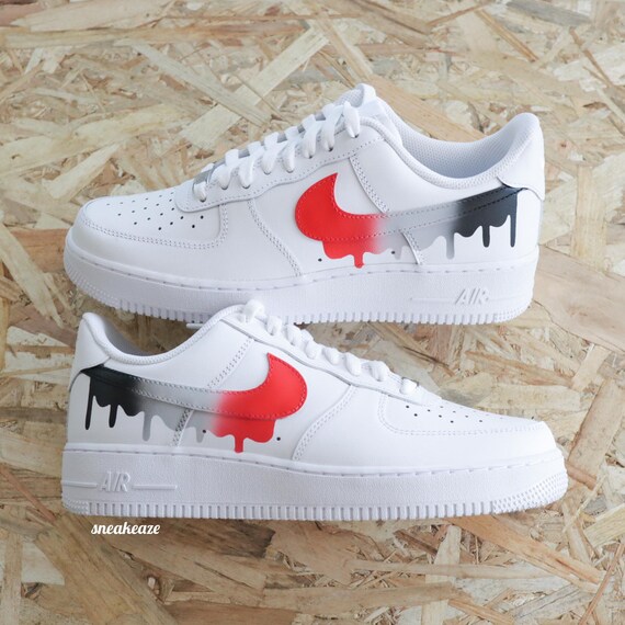 red air force 1 drip