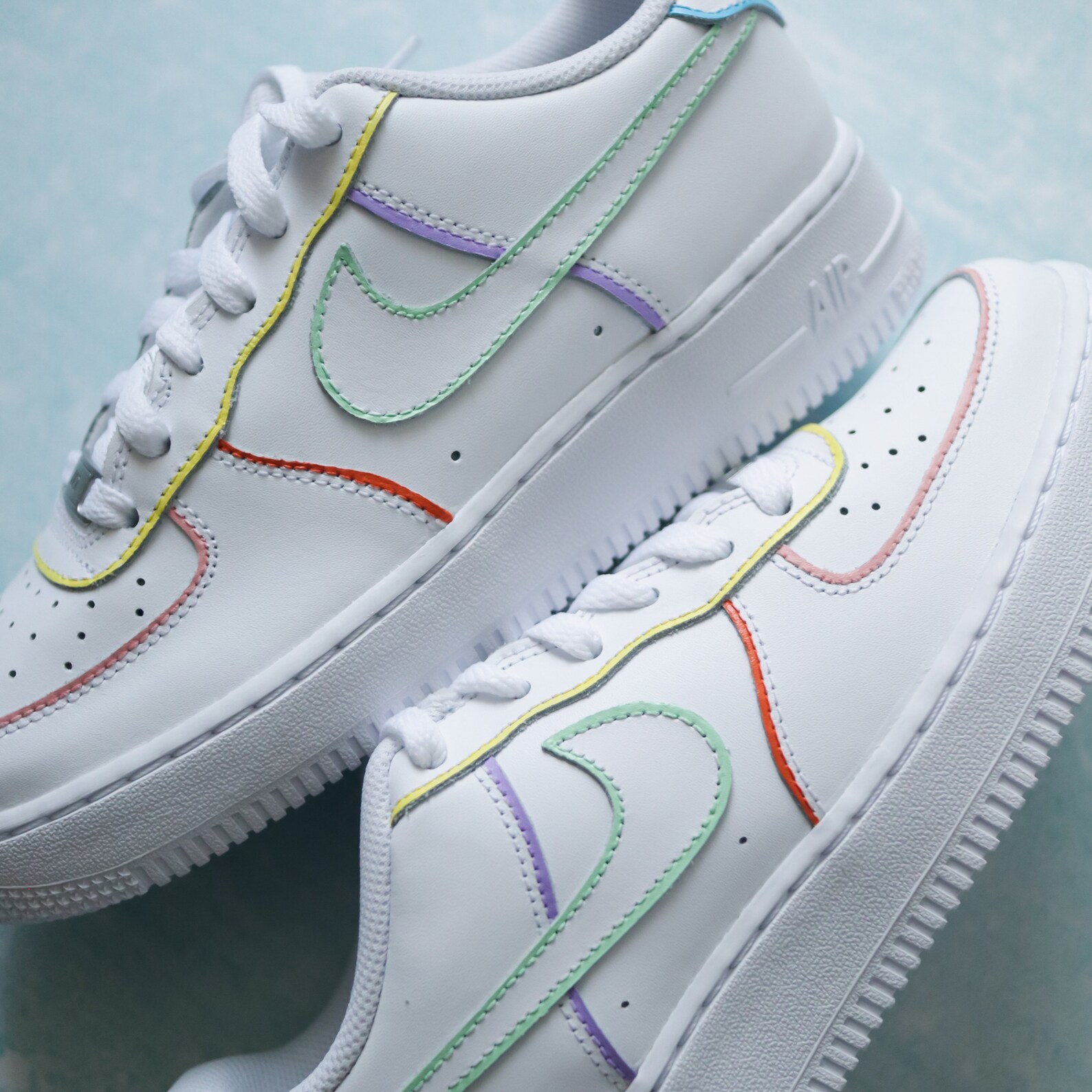 Nike Air Force 1 Outline | Etsy