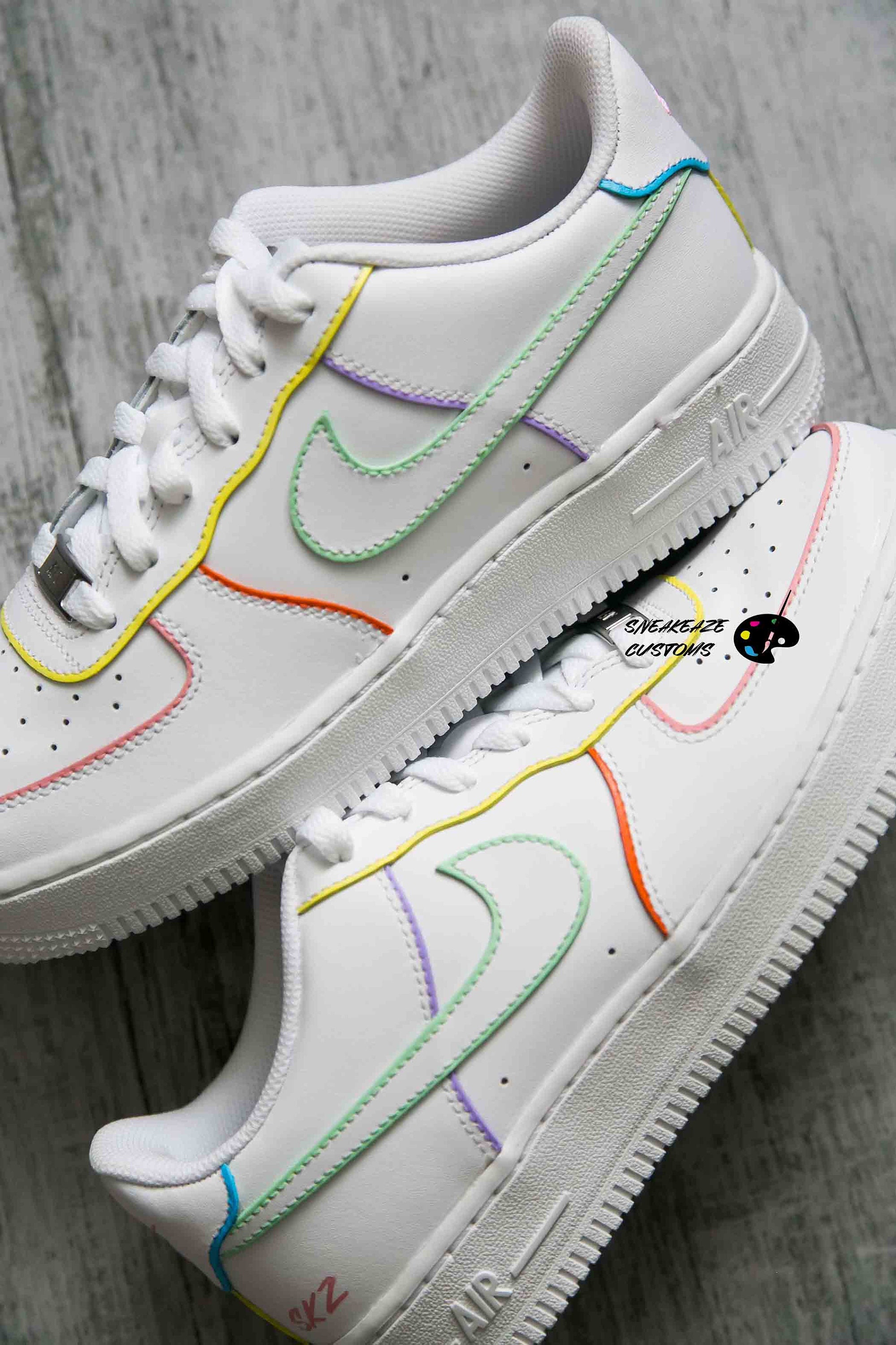 Nike Air Force 1 Outline | Etsy
