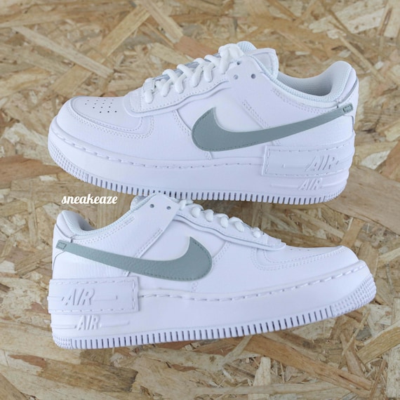Buy Air Force 1 Shadow AF1 Custom Sneakers Verdigris Color Unisex