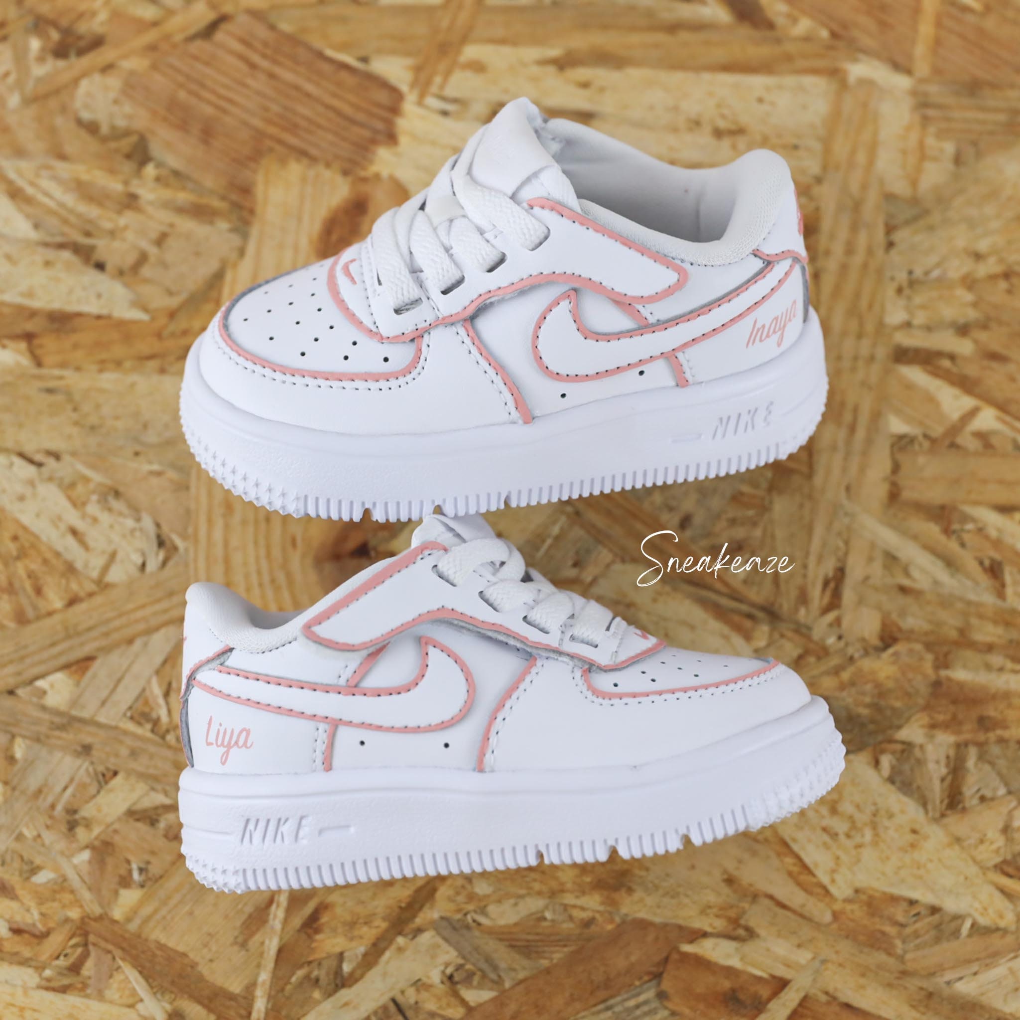 Personalized Sneakers Air Force 1 Custom Outline First Name for Baby ...