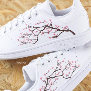 Custom Sakura Cherry Blossom unisex stan smith sneakers
