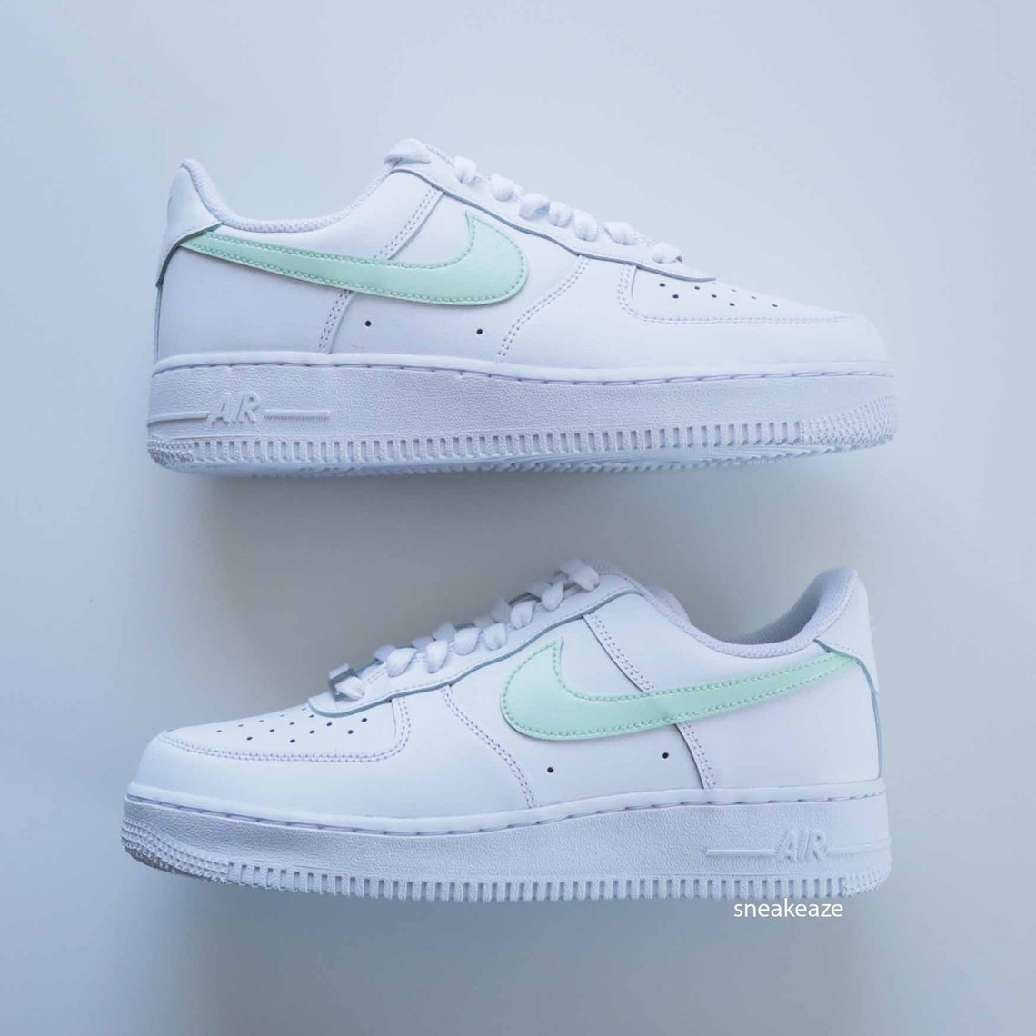 air force 1 mint swoosh