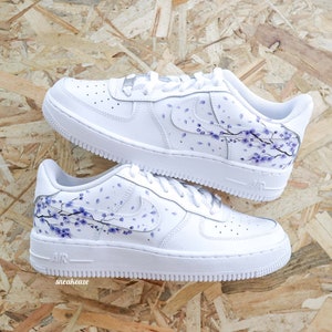 baskets personnalisées Air Force 1 Custom Sakura Cherry Blossom fleur de cerisier unisexe image 9