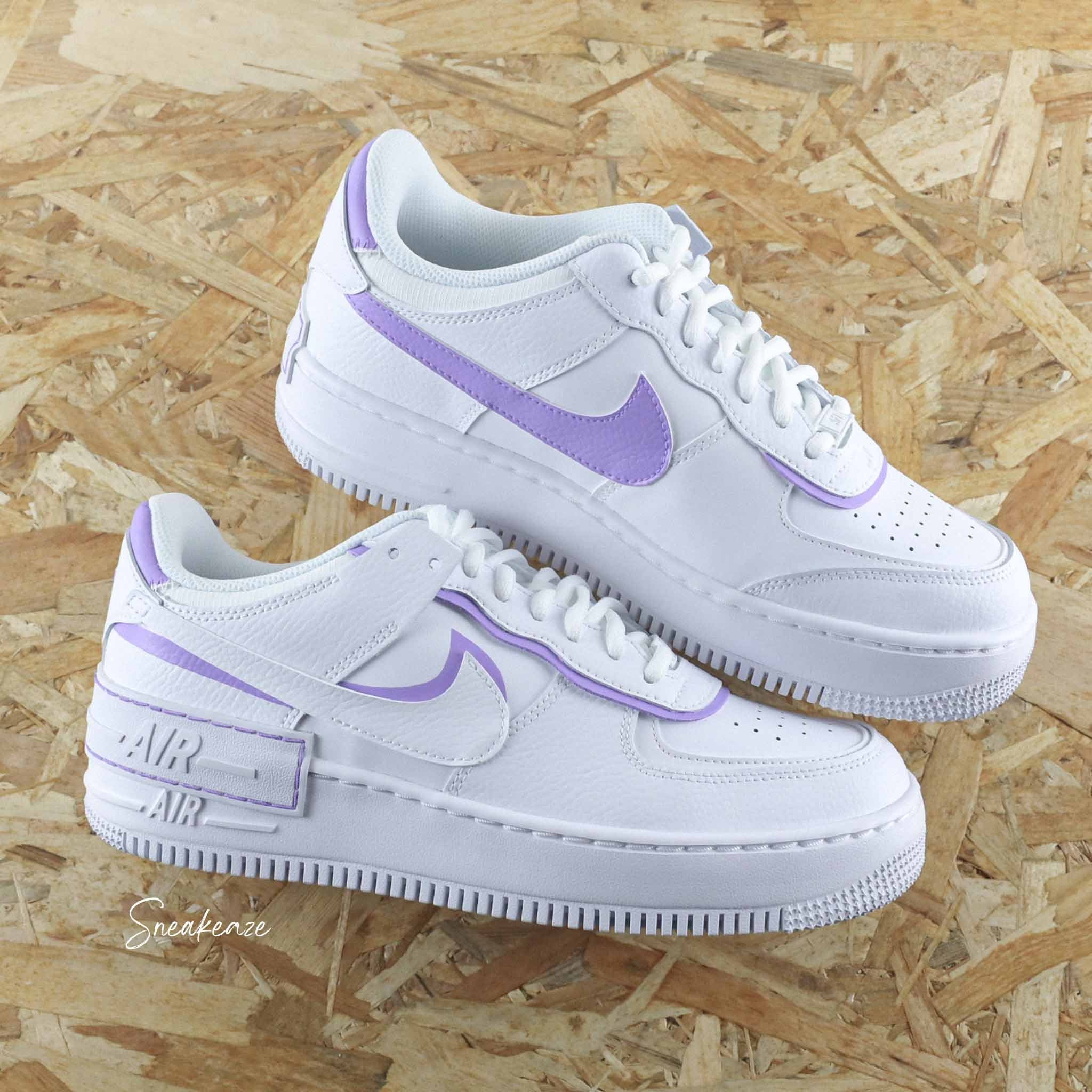 nike air force 1 shadow purple blue