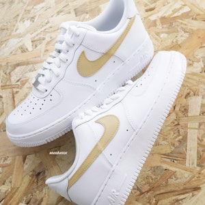 Sneakers Air Force 1 douane Kleur Swoosh Mint | Etsy België