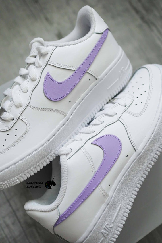 air force 1 with different color swoosh