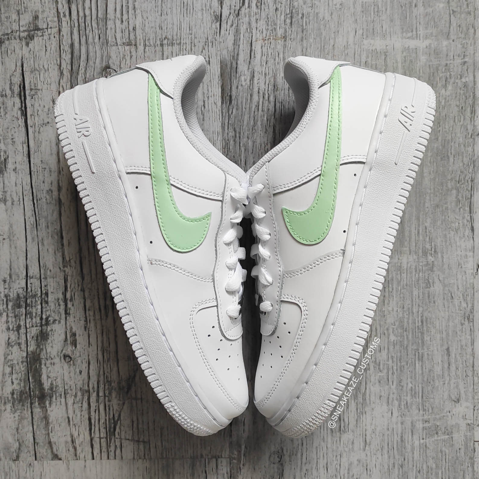 air force 1 mint swoosh