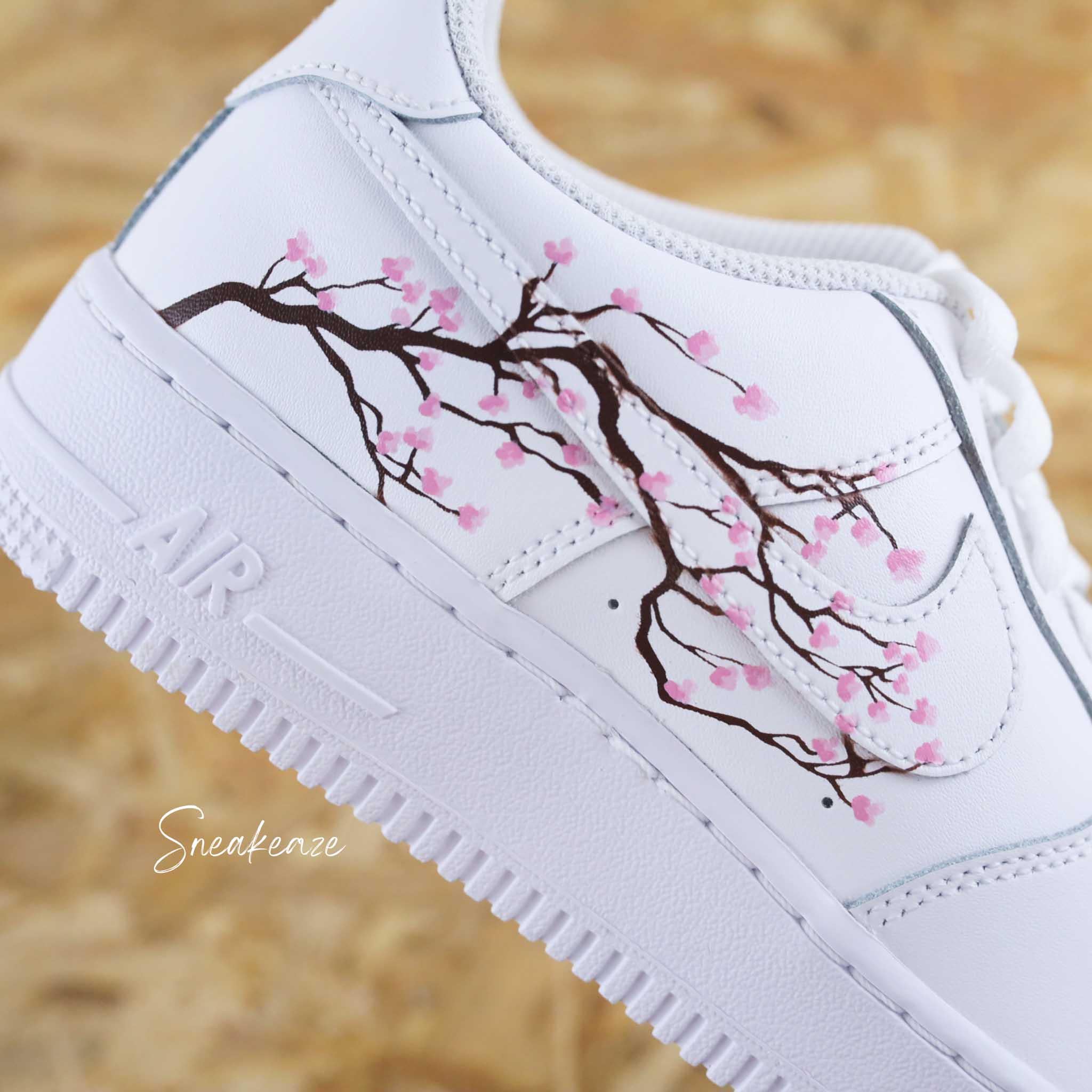 Nike Air Force 1 カスタムスニーカー カスタム スニーカー エア フォース 1 カスタム サクラ チェリー