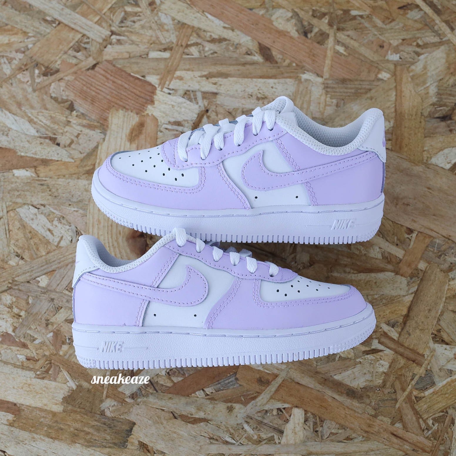 AF1 Custom Air Force 1 Kids and Babies Lila Pastel Toddler 