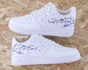 personalisierte Turnschuhe Air Force 1 Custom Sakura Cherry Blossom Unisex Kirschblüte