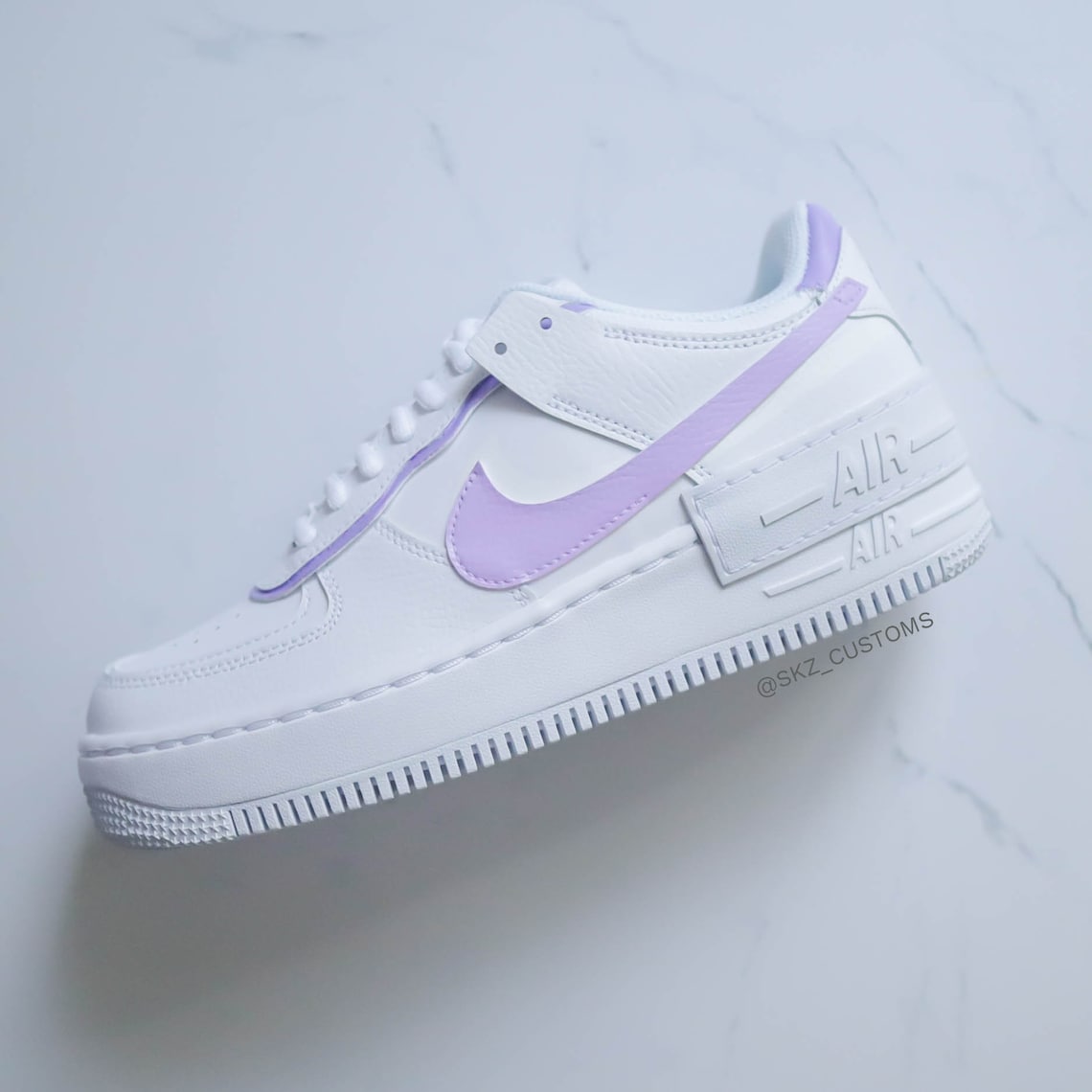 Nike Air Force 1 Shadow Lilac Tones | Etsy