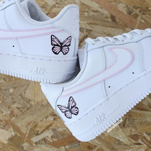 Nike Air Force 1 Butterflies Custom Sneakers NY Skyline -  Denmark