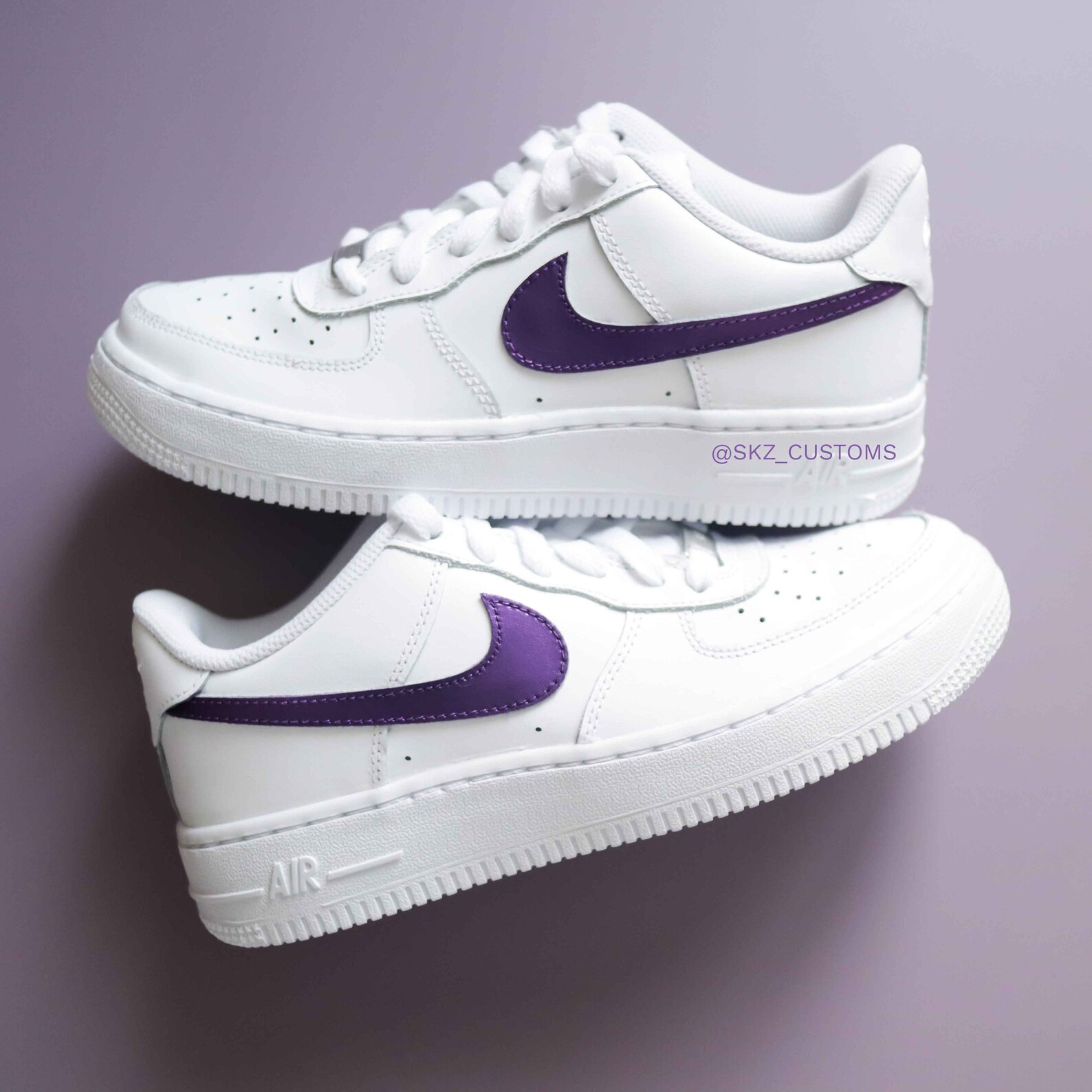 purple and white forces