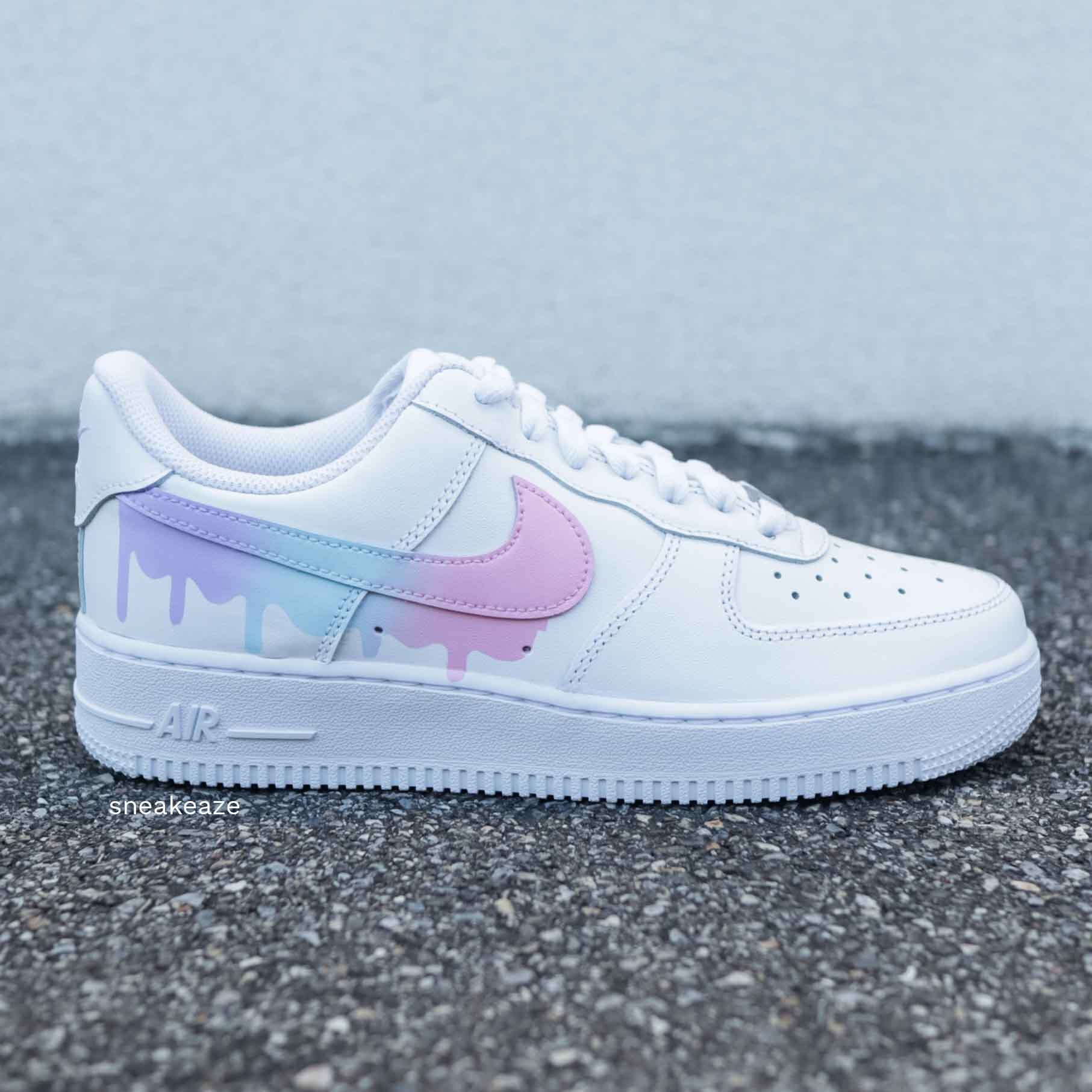 Lakers Air Force 1 Custom  Nike sneakers women, Nike air shoes, Custom  sneakers diy