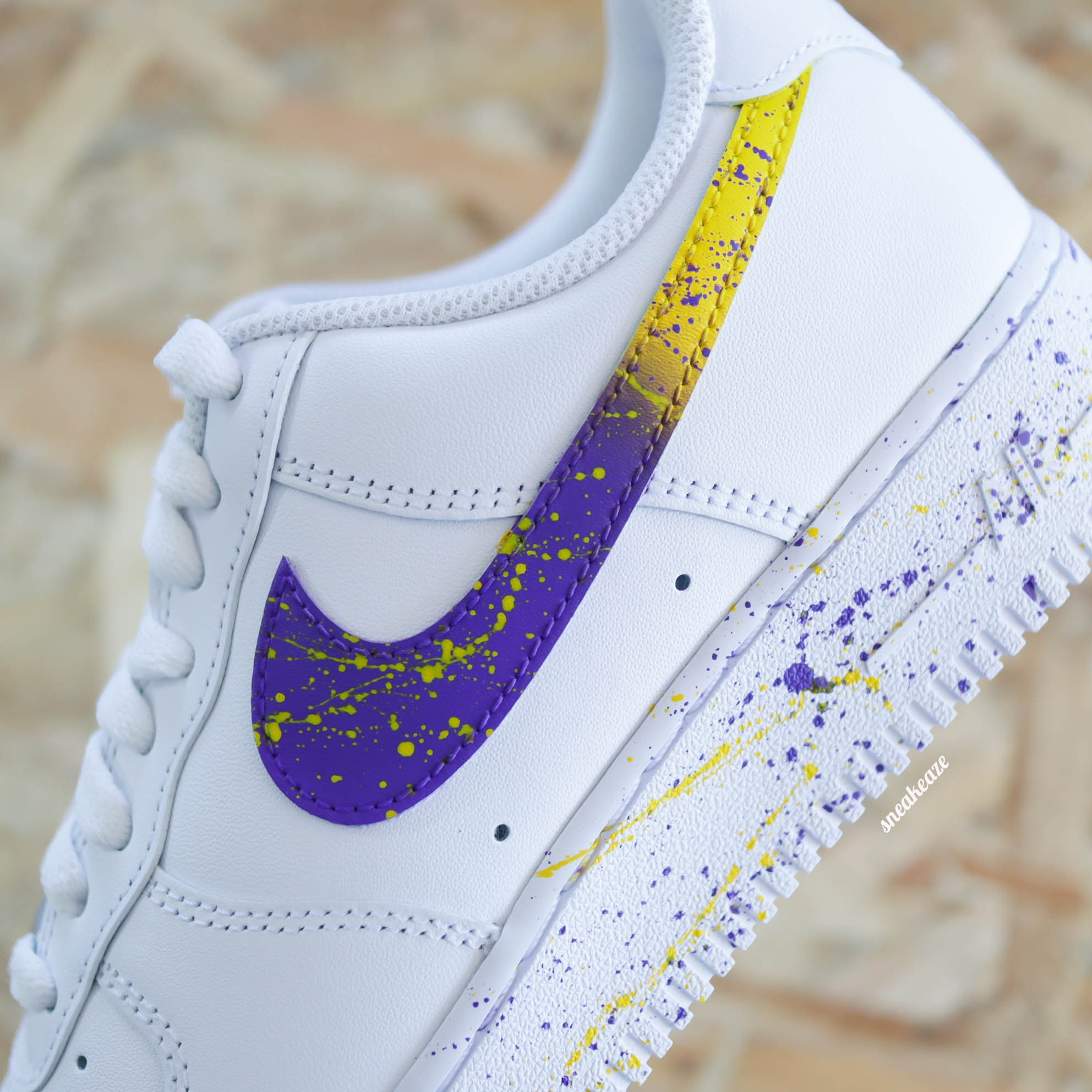 Custom AF1 Lakers