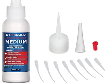 Starbond Clear CA Glue - Medium - 2 oz