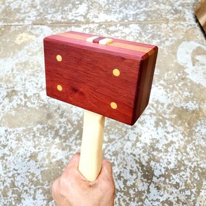 Wooden Mallet | CNC Files Digital Files | Dxf. Svg. Ai. Eps. Pdf. Crv with toolpaths | Make Your Woodworking Mallet