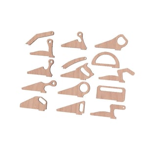 Tischkreissäge Schiebestäbe Pack 2 | 15 Designs | * Dateien für CNC * | Dxf. Svg. Ai. Eps. Pdf. Crv mit Werkzeugwegen |