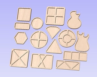 Catchall Tray Combo Pack | 15 Designs | Vector files for CNC | Dxf. Svg. Ai. Eps. Pdf. Crv with toolpaths | organizer, Jewelry tray