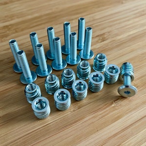 RampaTec Threaded Inserts and Bolts Combo Pack - 1/4-20 Thread