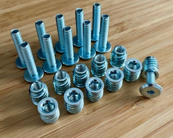 Tuerca IKEA 100712 X4 (M8) – Para Pernos Y Tomas Roscadas – Repuesto Original De Metal