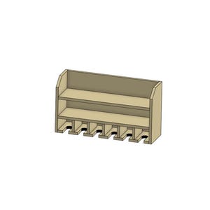 Drill & Tool Storage Station |  Woodworking Plans | Build Drawings | Step by Step DIY build