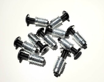 RampaTec Threaded Inserts and Bolts Combo Pack - Black - M6 Thread