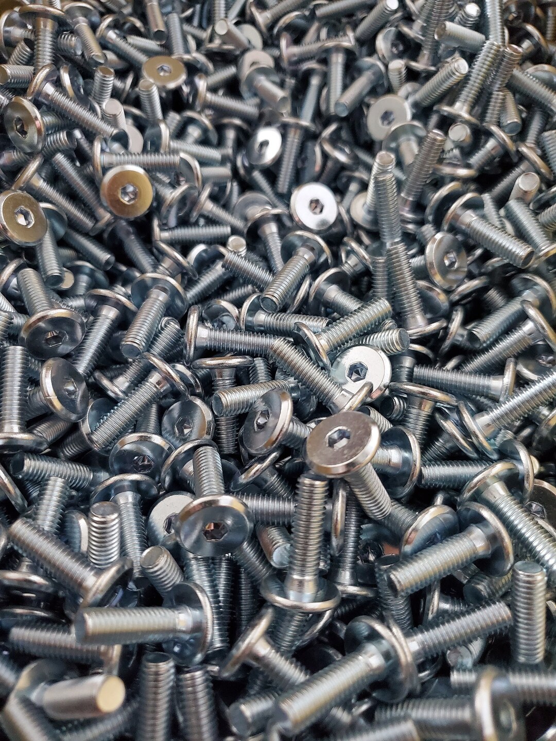 RAMPA M6 Flat Head Bolts Silver 20mm Etsy