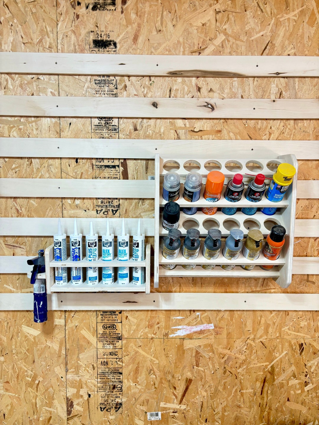 Paint Spray Rack Sticker Design Spray Paint & Silicone Storage Rack: CNC Laser Cutting Digital Files - Etsy