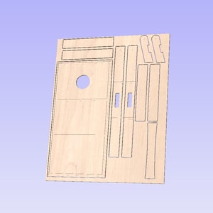 Cornhole-planken CNC-bestanden | Creëer je eigen Cornhole-bordspel | bestanden voor dxf. Svg. pdf. ai. crv. eps. |