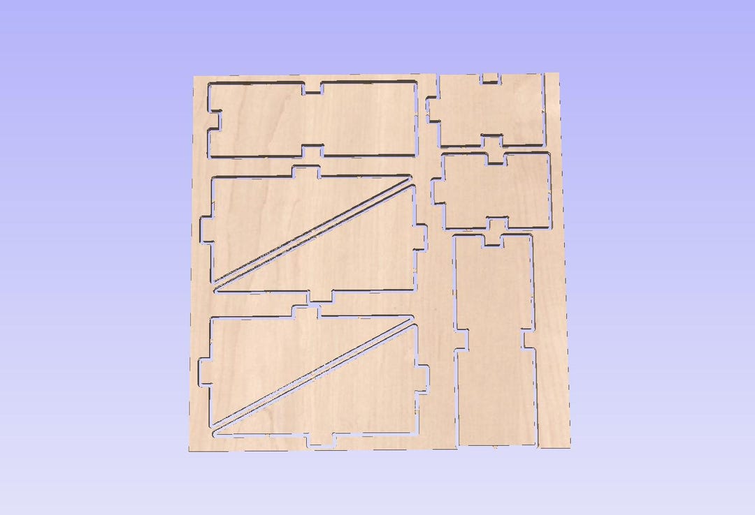 Shelf Rack Dxf Wood Rack | Material Storage | Wood Shelves | *DIGITAL FILES* | Dxf ...