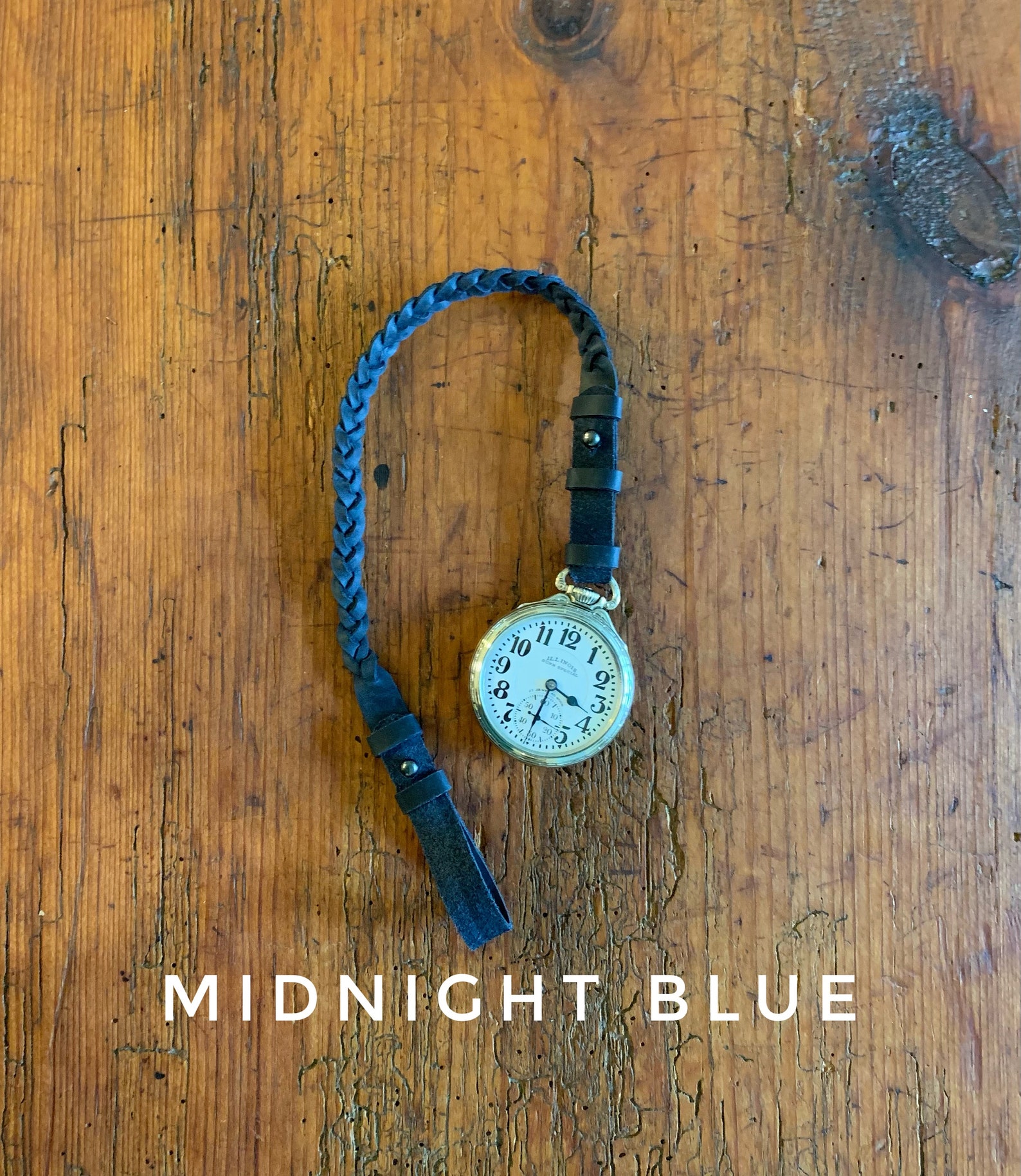 Leather Pocket Watch Lanyards Custom Made Etsy