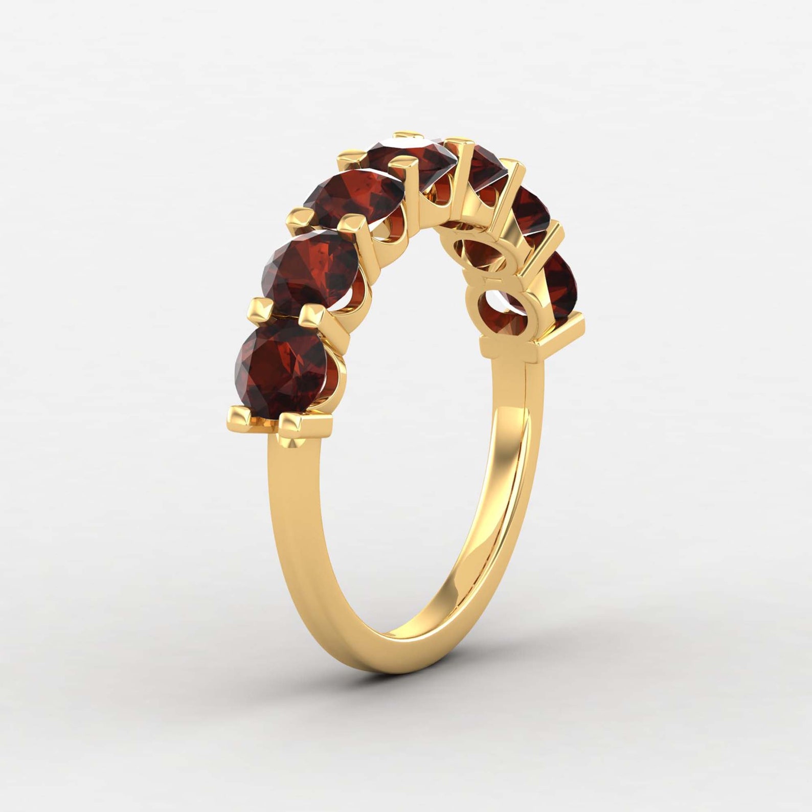 Minimalist Orange Promise Ring 14k Gold Ring Simple Etsy