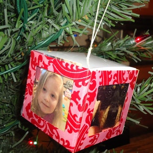 Photo Cube Ornament 