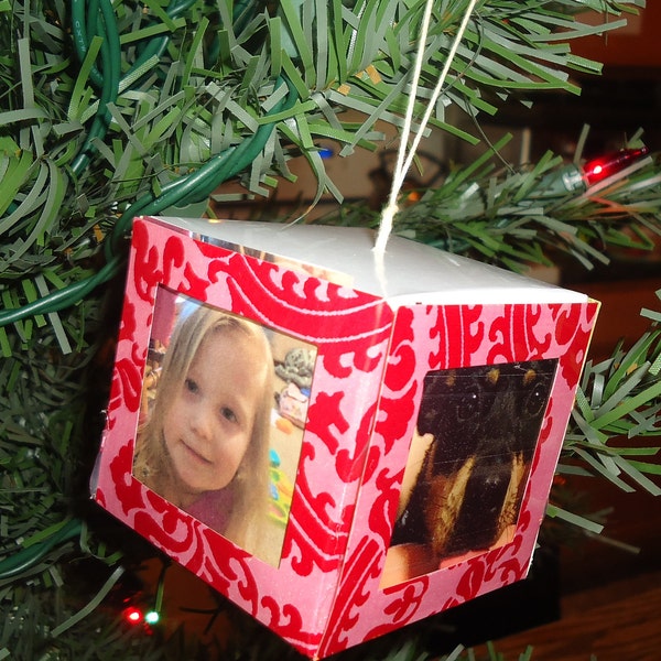 Photo Cube Ornament